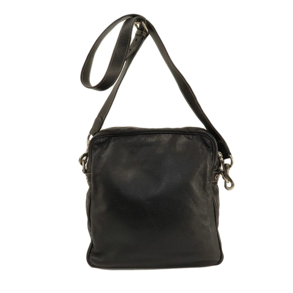 Gucci Shoulder Leather Logo Bag